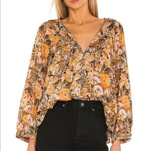 Free People Cool Meadow Top In Multi